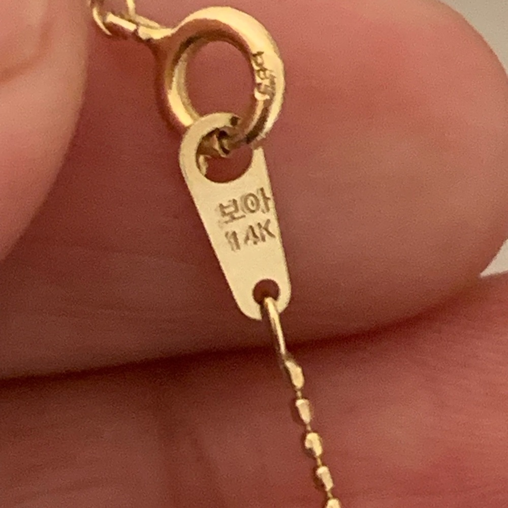 14K Gold Key Pendant only - Picture 5 of 8